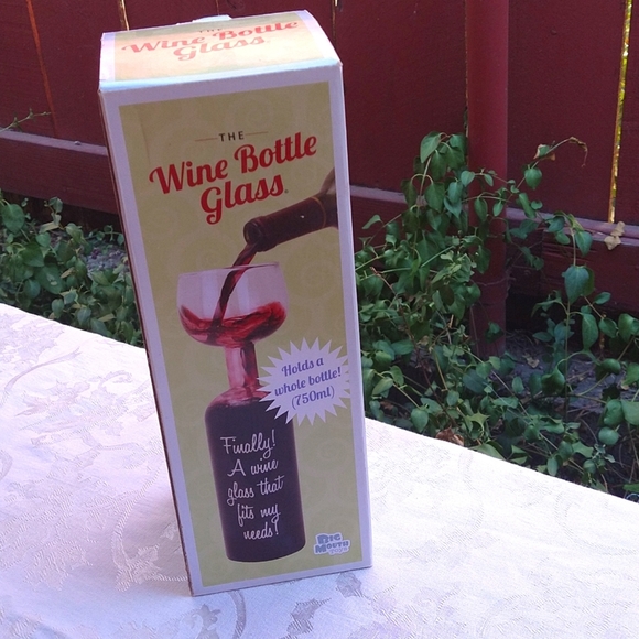 BIG MOUTH Other - BIG MOUTH: WINE BOTTLE GLASS